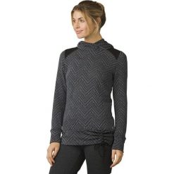 Prana Damska bluza sportowa z kapturem Węgiel Leland (rozmiar S). Bluzy sportowe damskie PrAna, s, bez wzorów, bez rękawów, z kapturem. W wyprzedaży za 224,00 zł.