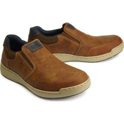 RIEKER B5860-25 brown, półbuty/mokasyny męskie. Brązowe mokasyny męskie Rieker. Za 269,90 zł.
