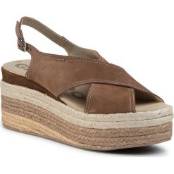 Espadryle GIOSEPPO - Marston 58480 Taupe. Pomarańczowe espadryle damskie Gioseppo, bez wzorów, ze skóry, bez obcasa, na obcasie. Za 329,00 zł.