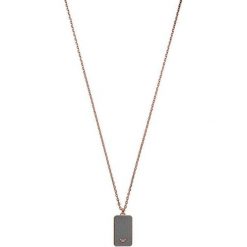 Emporio Armani Mężczyźni Stali Naszyjnik egs2222221. Szare naszyjniki męskie marki Emporio Armani. W wyprzedaży za 542,00 zł.