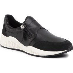 Sneakersy GEOX - D Omaya B D020SB 05422 C9999 Black. Czarne półbuty damskie Geox, z zamszu. W wyprzedaży za 269,00 zł.