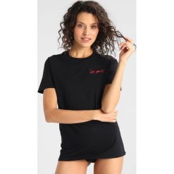 T-shirty damskie: Les Girls Les Boys GRAPHIC Koszulka do spania black
