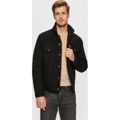 Levi's - Kurtka jeansowa. Czarne płaszcze męskie Levi's®, s, bez wzorów, z bawełny, krótkie, bez kaptura. Za 579,90 zł.