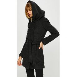 Only - Płaszcz. Czarne kurtki damskie ONLY, s, w paski, z poliesteru. W wyprzedaży za 259,90 zł.