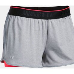 Spodenki sportowe męskie: Under Armour Spodenki damskie UA HG Armour 2-in-1 Short szare r. XS (1302784-027)