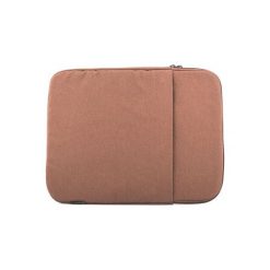 Torby na laptopa: LOGIC CONCEPT PLUSH 14 BRĄZOWY FUTERAŁ NA LAPTOP (12-14″) FUT-LC-PLUSH-14-BROWN