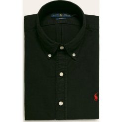 Polo Ralph Lauren - Koszula. Czarne koszule męskie Polo Ralph Lauren, xl, bez wzorów, z bawełny, casualowe, polo, z długim rękawem. W wyprzedaży za 379,90 zł.