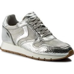 Sneakersy VOILE BLANCHE - Julia 0012012272.03.9125 Argento/Inox. Szare półbuty damskie marki Voile Blanche, bez wzorów, ze skóry, bez obcasa, na płaskiej podeszwie, bez zapięcia. W wyprzedaży za 499,00 zł.