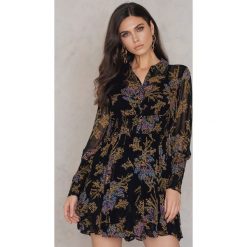 Sukienki hiszpanki: Free People Sukienka Mini Fake Pretend – Black,Multicolor