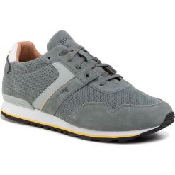 Sneakersy BOSS - Parkour 50428495 10225825 01 Medium Grey 037. Zielone sneakersy męskie Boss, bez zapięcia. W wyprzedaży za 589,00 zł.