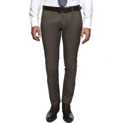 Spodnie mezza 216 brąz slim fit. Spodnie męskie Recman, m, bez wzorów. Za 109,99 zł.
