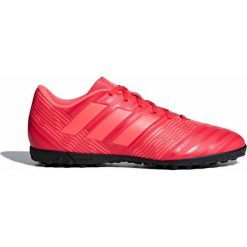 Buty piłkarskie adidas Nemeziz Tango 17.4 Tf M CP9060. Czerwone buty sportowe męskie Adidas, z materiału, z paskami, na fitness i siłownię. W wyprzedaży za 239,00 zł.