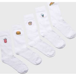Brave Soul - Skarpety (5-pack). Białe skarpetki męskie marki Brave Soul, z elastanu. Za 69,90 zł.