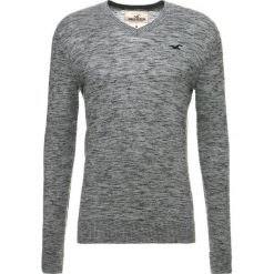 Swetry klasyczne męskie: Hollister Co. CORE V SOLID Sweter light grey texture