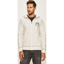 Jack & Jones - Bluza. Szare bluzy męskie Jack & Jones, s, z nadrukiem, z bawełny, z kapturem, bez rękawów, z kapturem. W wyprzedaży za 119,90 zł.