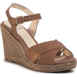 Espadryle TONI PONS - Mar-Me Tan. Pomarańczowe espadryle damskie Toni Pons, bez wzorów, ze skóry, bez obcasa, na obcasie. Za 299,00 zł.