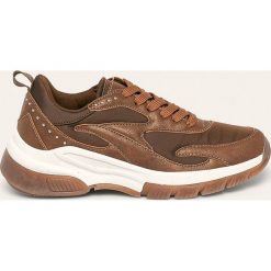 Answear - Buty. Czarne buty sportowe damskie ANSWEAR, bez wzorów, z materiału, sportowe. W wyprzedaży za 69,90 zł.