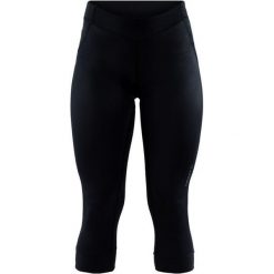 Craft Spodenki Rowerowe Damskie Rise Knickers, Czarny L. Czarne spodenki sportowe damskie Craft, s, bez wzorów, z materiału, klasyczne, na fitness i siłownię. W wyprzedaży za 189,00 zł.