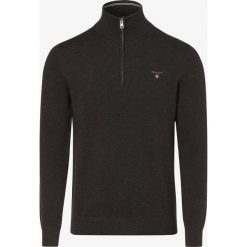 Gant - Sweter męski, szary. Szare swetry męskie GANT, xl, bez wzorów, z dzianiny, eleganckie, bez kołnierzyka, bez kaptura. Za 579,95 zł.