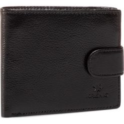 Duży Portfel Męski KRENIG - 12005 Black. Czarne portfele męskie Krenig, bez wzorów, ze skóry. Za 129,00 zł.