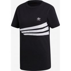 Adidas Originals Regular Koszulka Czarny. Czarne koszulki damskie adidas Originals, s, z haftami, z elastanu, bez kołnierzyka. Za 116,95 zł.