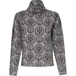 Bluza AERONAUTICA MILITARE. Szare bluzy damskie Aeronautica Militare, z aplikacjami, militarne, bez rękawów, bez kaptura. W wyprzedaży za 284,00 zł.