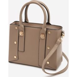 Jasnobeżowa Torebka Felicia. Brązowe torebki klasyczne damskie Renee, eleganckie, małe. Za 139,99 zł.