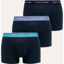 Tommy Hilfiger - Bokserki (3 pack). Niebieskie bokserki męskie TOMMY HILFIGER, bez wzorów, z elastanu. Za 179,90 zł.