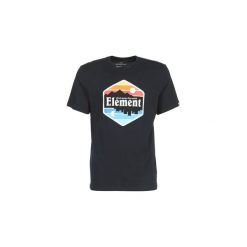 T-shirty z krótkim rękawem Element DUSK SS. Czarne t-shirty męskie marki Element, s, bez wzorów, bez kołnierzyka, krótkie. Za 103,20 zł.