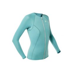 Top długi rękaw do snorkelingu SNK 500 1,5 mm damski. Niebieskie topy sportowe damskie marki SUBEA, s, z elastanu, z długim rękawem. Za 84,99 zł.