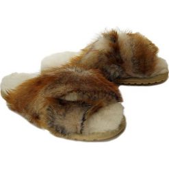 EMU AUSTRALIA W12378 MAYBERRY LAVA chestnut, kapcie damskie. Czerwone kapcie damskie EMU Australia, z wełny. Za 299,90 zł.