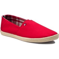 Espadryle TOMMY HILFIGER - Easy Summer Slip On FM0FM00569 Tango Red 611. Czerwone espadryle męskie marki TOMMY HILFIGER, z gumy. W wyprzedaży za 149,00 zł.