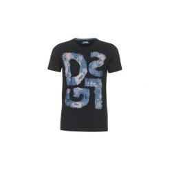 T-shirty z krótkim rękawem Desigual POLALDE. Czarne t-shirty męskie Desigual, s, bez wzorów, bez kołnierzyka, krótkie. Za 174,30 zł.