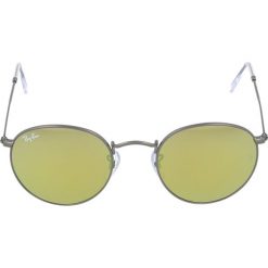 Okulary przeciwsłoneczne damskie: Okulary przeciwsłoneczne unisex w kolorze antracytowo-złotobrązowym
