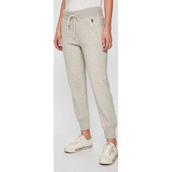 Polo Ralph Lauren - Spodnie. Szare spodnie damskie Polo Ralph Lauren, s, z bawełny. W wyprzedaży za 429,90 zł.
