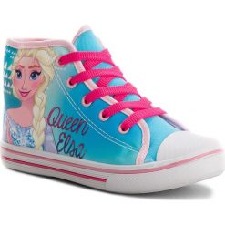 Trampki FROZEN - CP40-XL037DFR Niebieski. Niebieskie trampki dziewczęce Frozen, z materiału. W wyprzedaży za 24,99 zł.