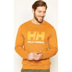 Bluza Helly Hansen Logo Crew 34000. Pomarańczowe bluzy męskie Helly Hansen, s, bez wzorów, z bawełny, bez kołnierzyka, bez rękawów, bez kaptura. W wyprzedaży za 169,00 zł.