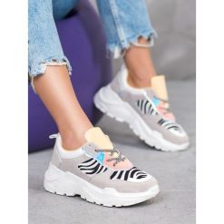 Sneakersy fashion. Sneakersy damskie SHELOVET, ze skóry ekologicznej. Za 79,00 zł.