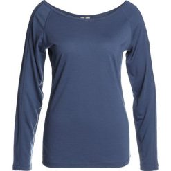 Super.natural ESSENTIAL SCOOP NECK Bluzka z długim rękawem dark avio. Niebieskie bluzki damskie marki super.natural, l, z poliesteru, z długim rękawem. Za 299,00 zł.
