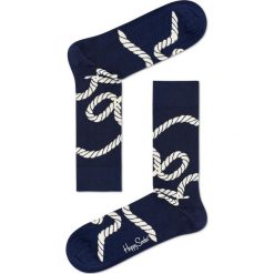 Happy Socks - Skarpety Rope. Niebieskie skarpetki męskie Happy Socks, z bawełny. Za 39,90 zł.