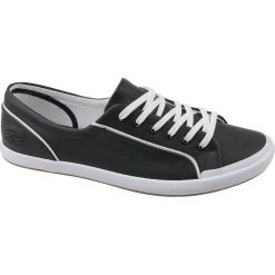 Lacoste Lancelle Lace 6 Eye 731SPW0012024. Czarne buty sportowe damskie Lacoste, bez wzorów, ze skóry, sportowe. W wyprzedaży za 309,99 zł.