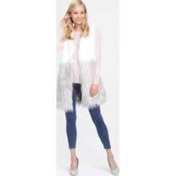 Jasnoszara Kamizelka Nisha. Szare kamizelki damskie Born2be, xl, z jeansu. Za 149,99 zł.
