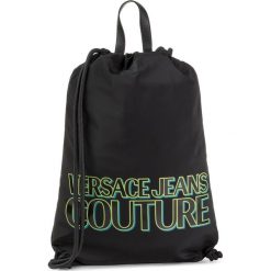 Plecak VERSACE JEANS COUTURE - E1YUBB90 E67. Czarne plecaki męskie Versace Jeans Couture, bez wzorów, z jeansu, sportowe. W wyprzedaży za 299,00 zł.