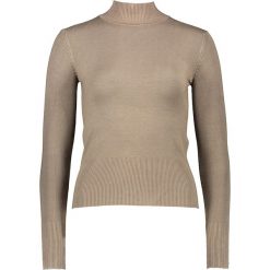 Sweter w kolorze jasnobrązowym. Pomarańczowe swetry damskie Cachemire and Co, s, bez wzorów, bez rękawów, bez kaptura. W wyprzedaży za 131,95 zł.