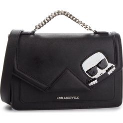 Torebka KARL LAGERFELD - 86KW3084 Black 999. Czarne torebki klasyczne damskie marki KARL LAGERFELD, bez wzorów, ze skóry, klasyczne, na ramię, bez dodatków. Za 1419,00 zł.