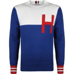 Tommy Hilfiger Sweter "Novel". Swetry męskie z dzianiny, z okrągłym kołnierzem. Za 389,00 zł.