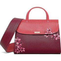 TOREBKA W.KRUK (MINI TOTE) - LILIE. Różowe torebki worki damskie marki W.KRUK, w paski, z bawełny. Za 1790,00 zł.