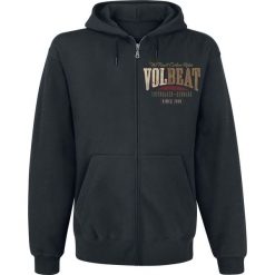 Bluzy męskie: Volbeat Louder And Faster Bluza z kapturem rozpinana czarny