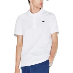 LACOSTE POLO > L1230-001. Koszulki polo męskie Lacoste, xl, bez wzorów, z bawełny, eleganckie, bez rękawów. W wyprzedaży za 199,99 zł.