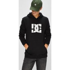 DC - Bluza. Szare bluzy męskie DC, m, z nadrukiem, z bawełny, z kapturem, bez rękawów, z kapturem. W wyprzedaży za 219,90 zł.
